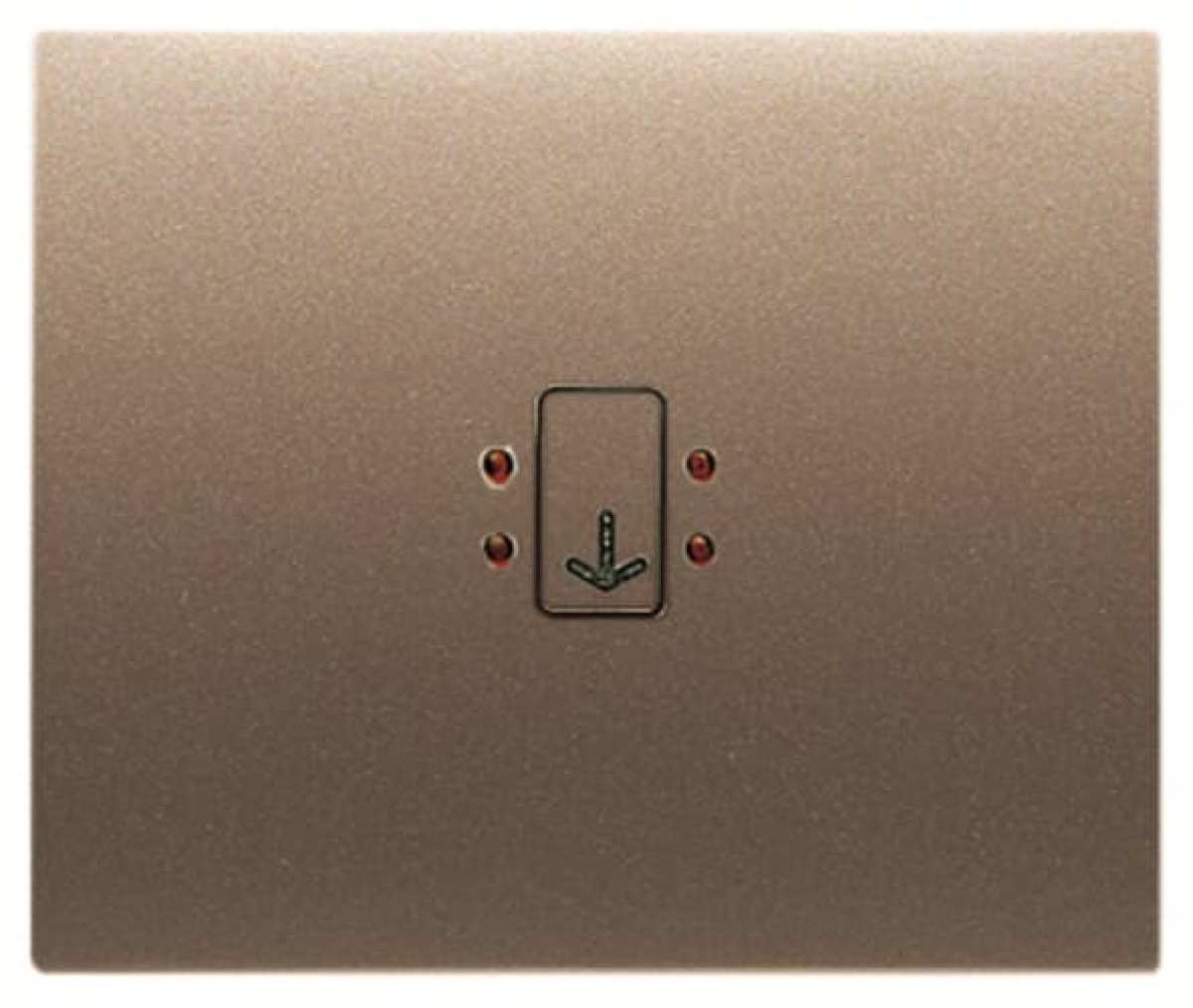 Rocker switch for Switchpush button Hotel card Bronze - Olas