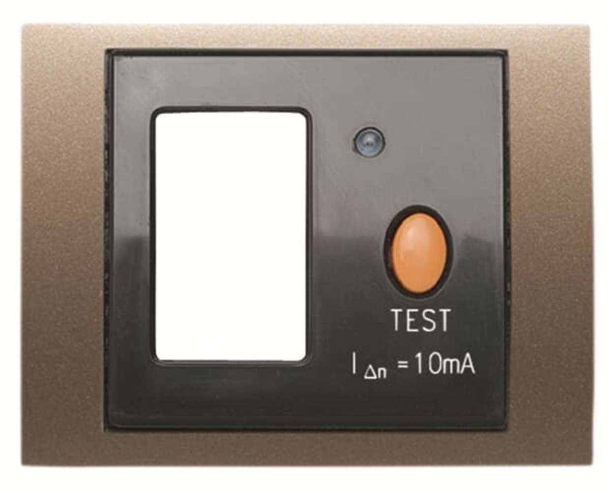 Cover switch Central cover plate Bronze - Olas
