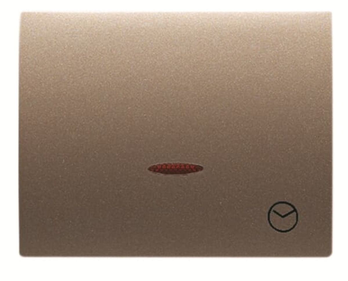 Cover switch for Time switch Single push button Bronze - Olas