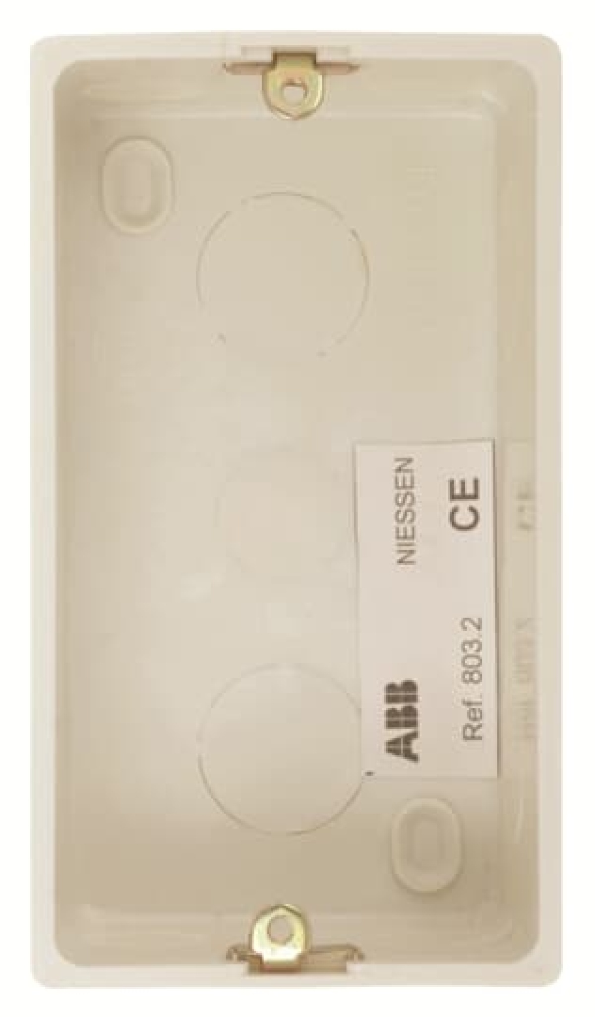 Device connection box roundsquare Flush mounting box 1 gang White - Various