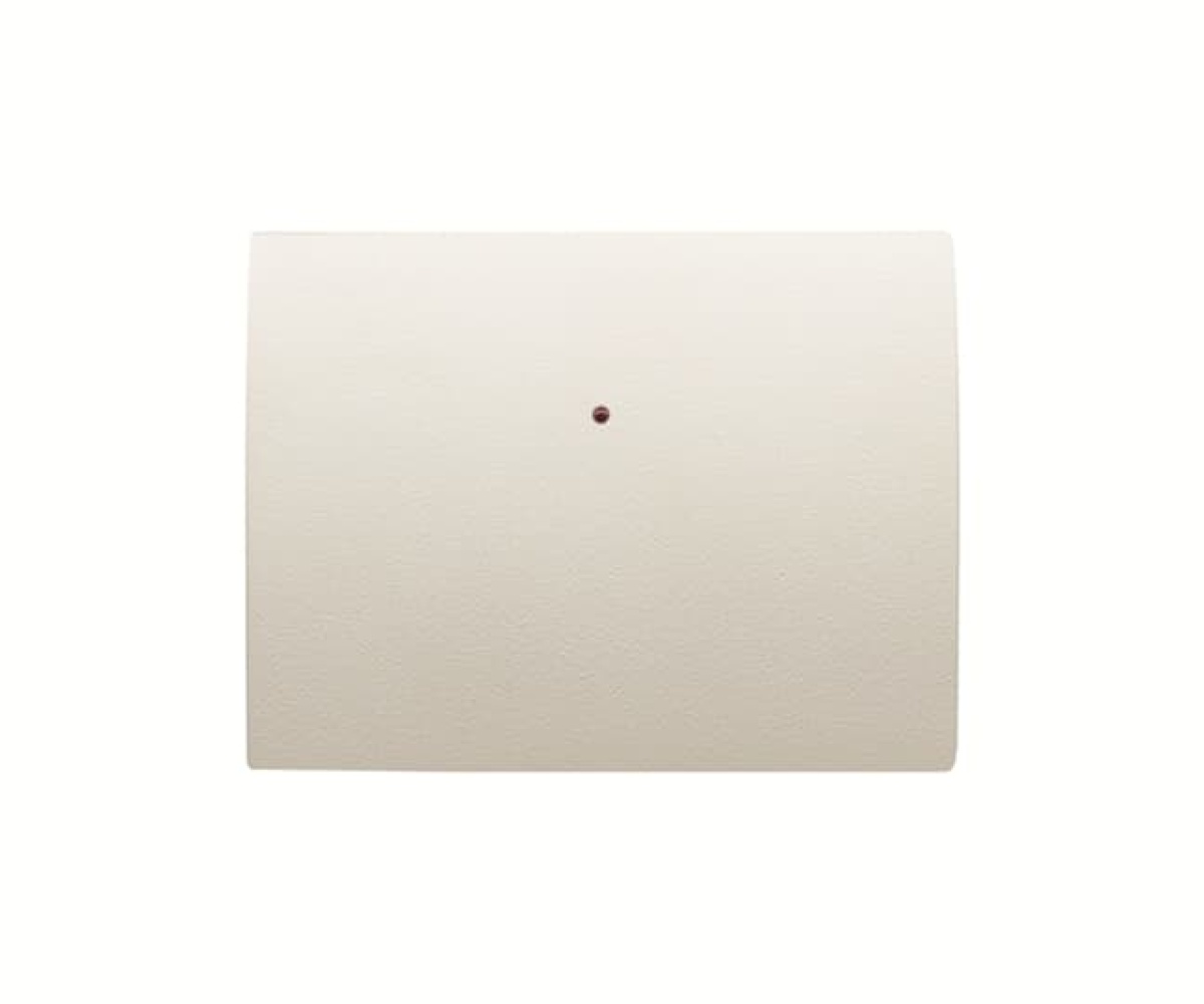 Cover plate Without imprint for Switchpush button Single push button Cream white - Olas