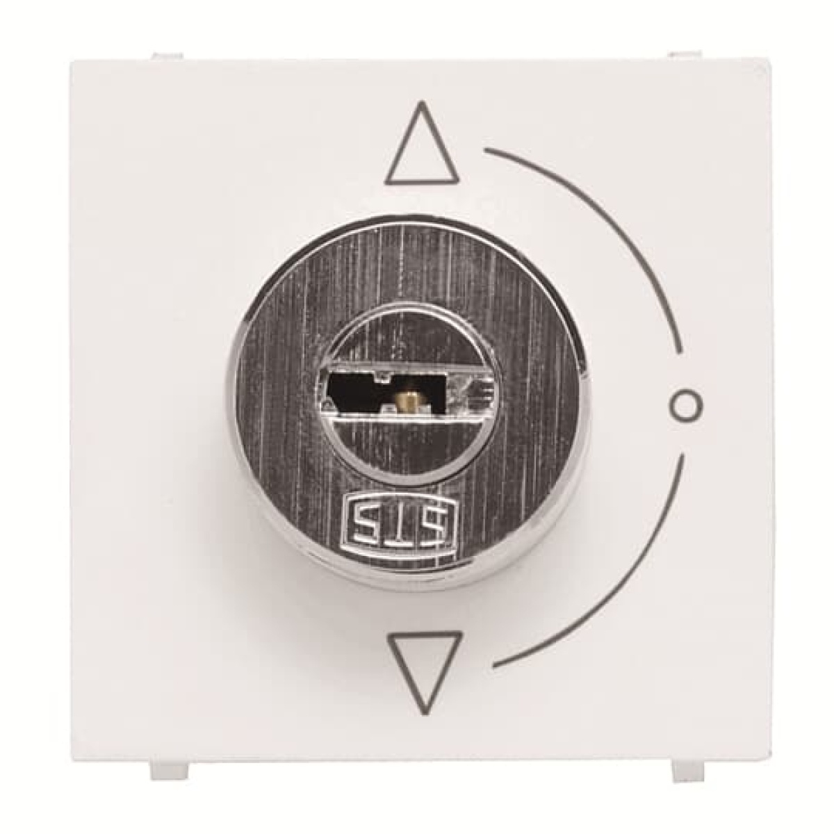 Key switch insertcover Key, Alternating-alternating switch White - Zenit