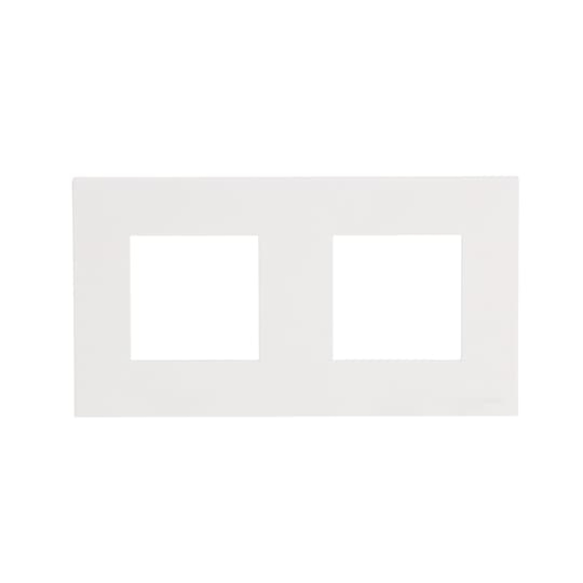Frame 2-gang 2gang White - Zenit