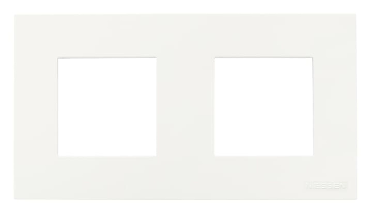 Frame 2-gang White - Zenit