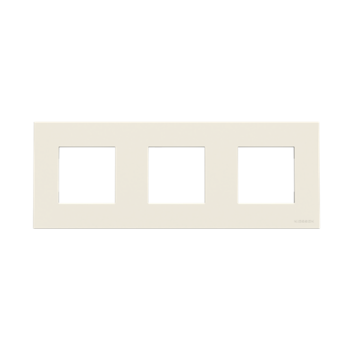 Frame 3-gang White - Zenit