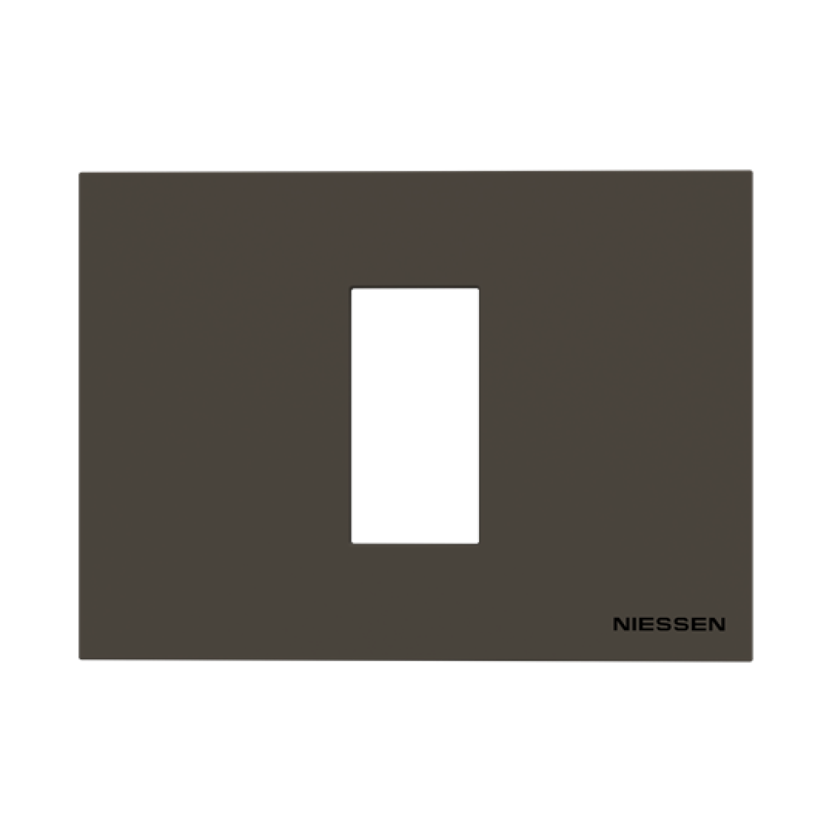 Frame 1 module 1gang Anthracite - Zenit
