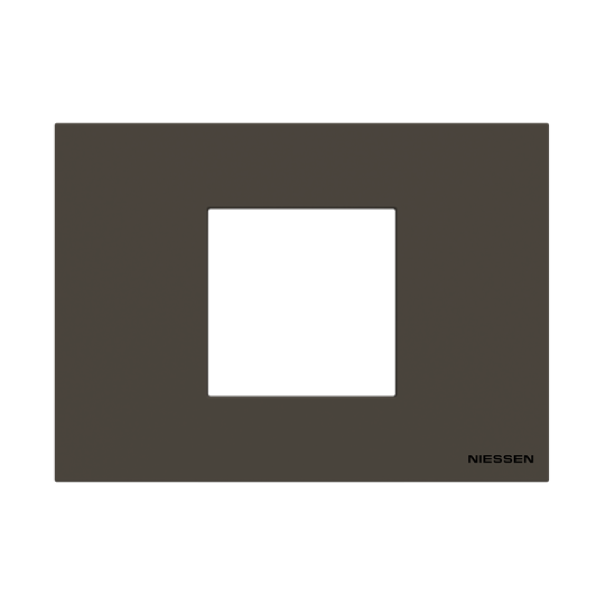 Frame 2 modules 1gang Anthracite - Zenit