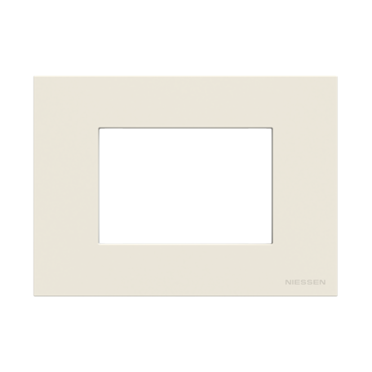 Frame 3 modules 1gang White - Zenit