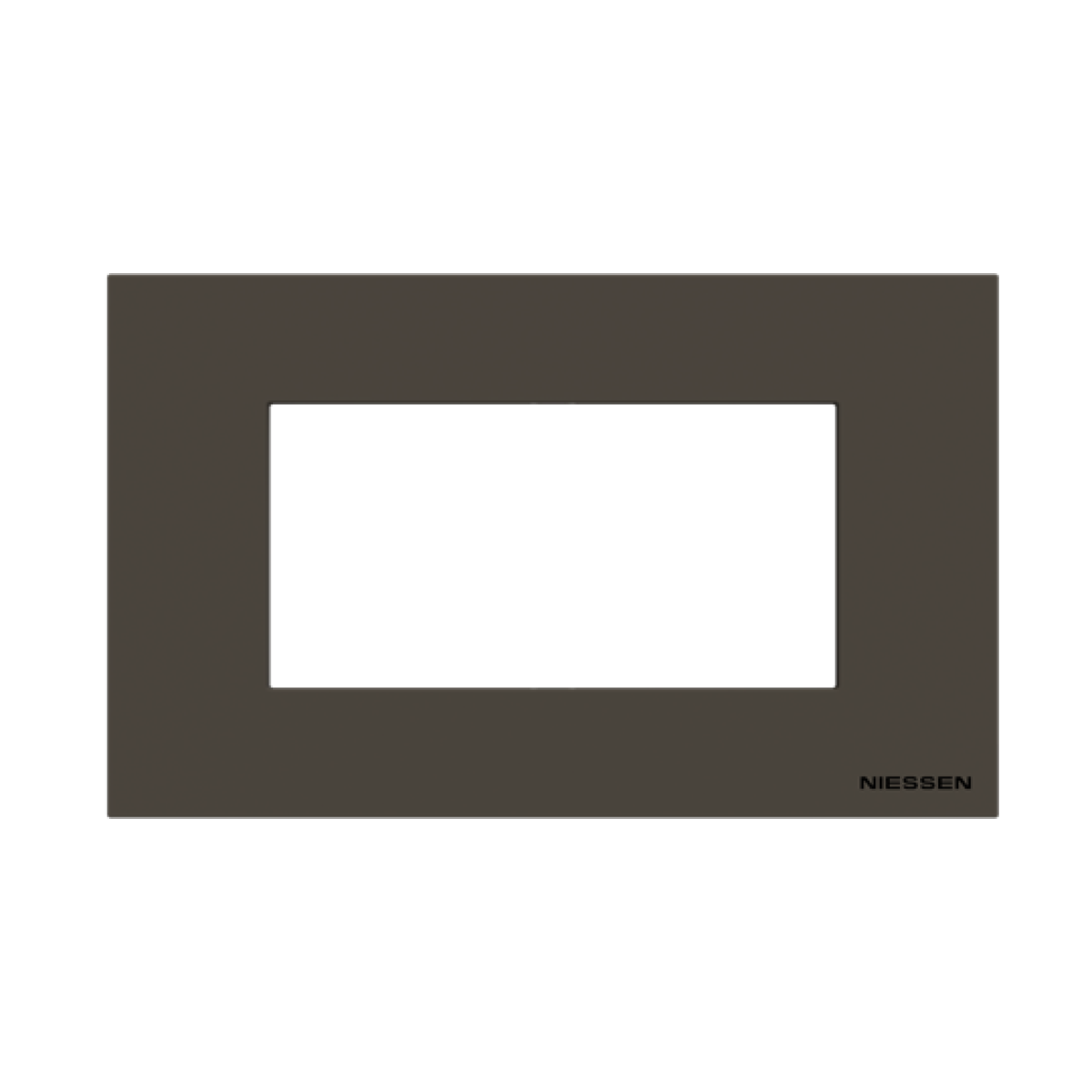 Frame 4 modules 1gang Anthracite - Zenit