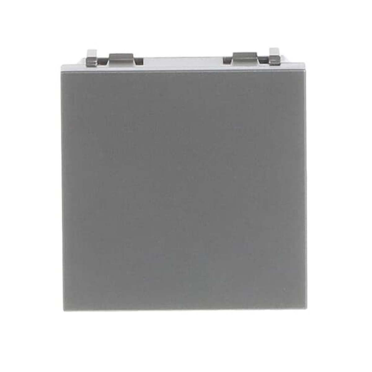 Cover Blind plate with Without imprint Silver - Zenit