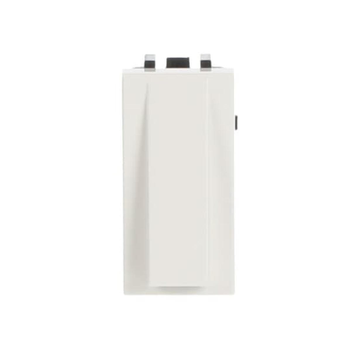Insertcover Cable outlet 1 gang White - Zenit