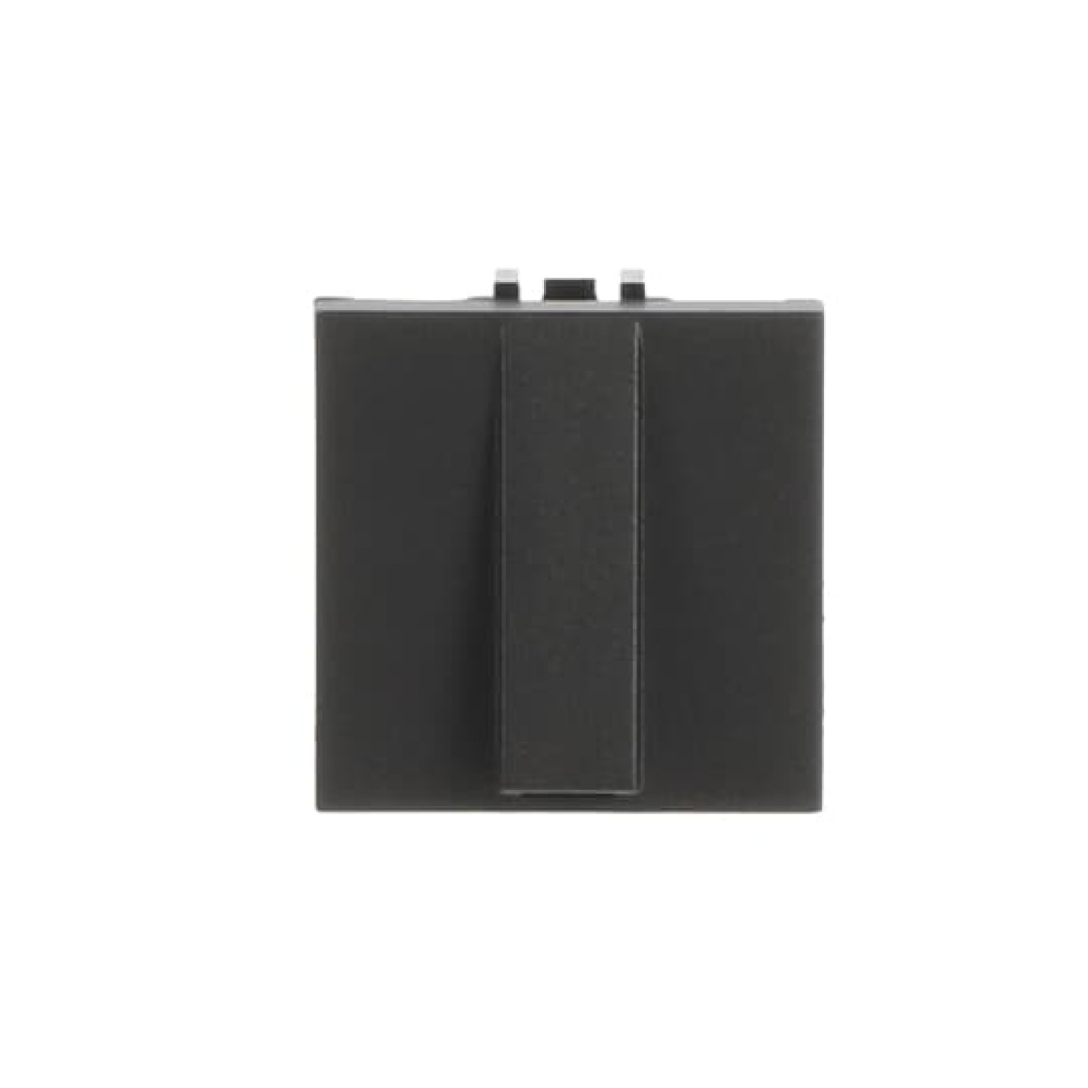 Insertcover Cable outlet 1 gang Anthracite - Zenit