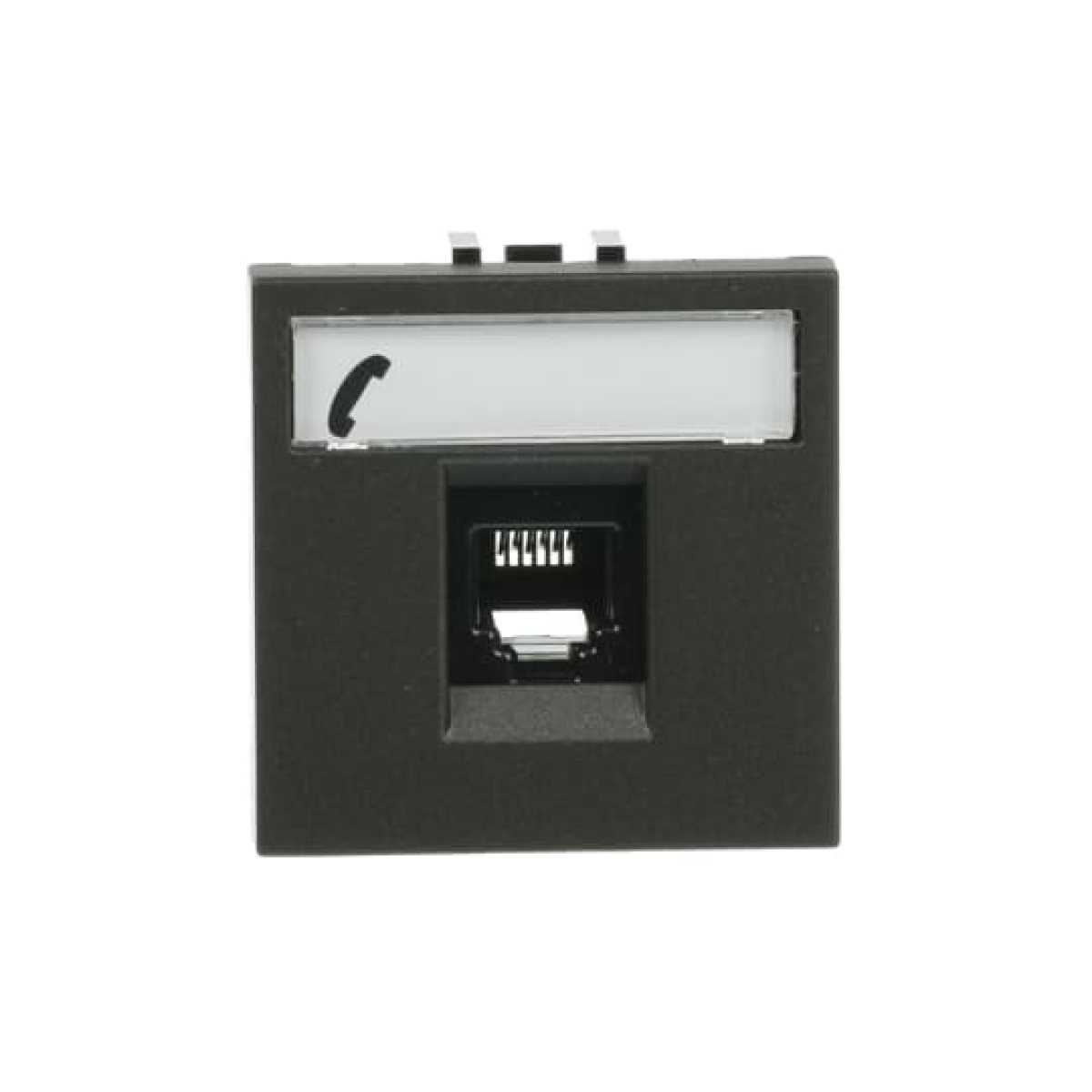 Telephone outlet Telephone 1 gang Anthracite - Zenit