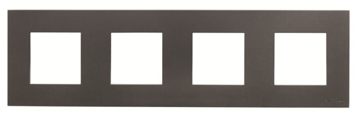 Frame 4-gang Anthracite - Zenit