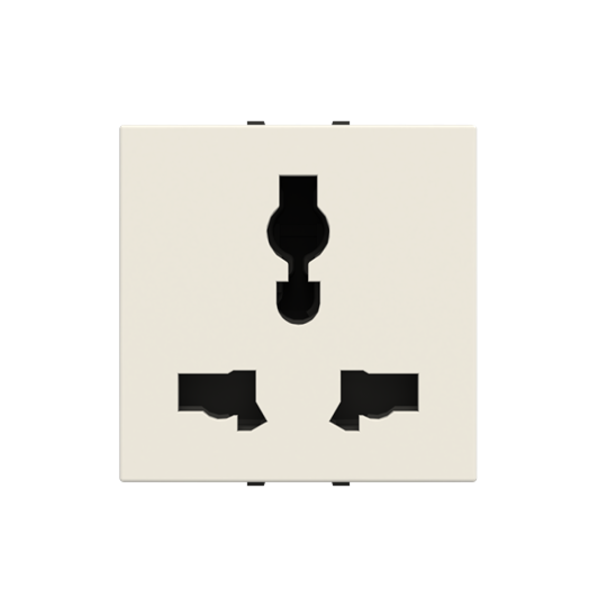 Socket outlet insertcover Without imprint White - Zenit
