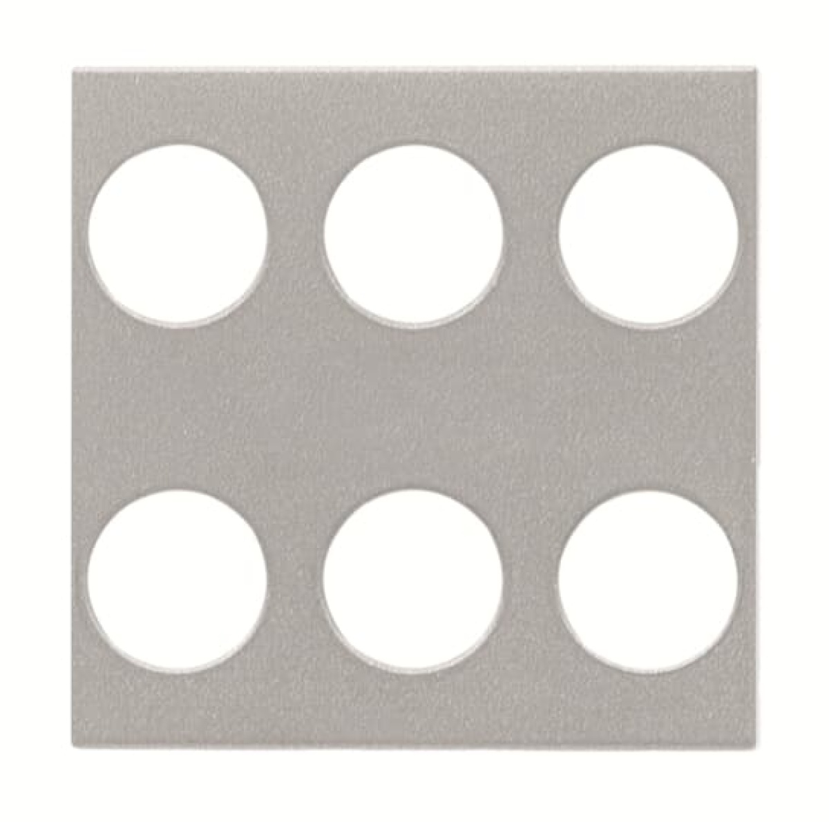Cover platerocker Various symbols for Switchpush button Central cover plate Silver - Zenit