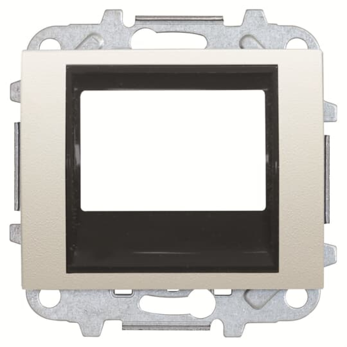 Cover plate Radio receiver Central cover plate Cream white - Olas