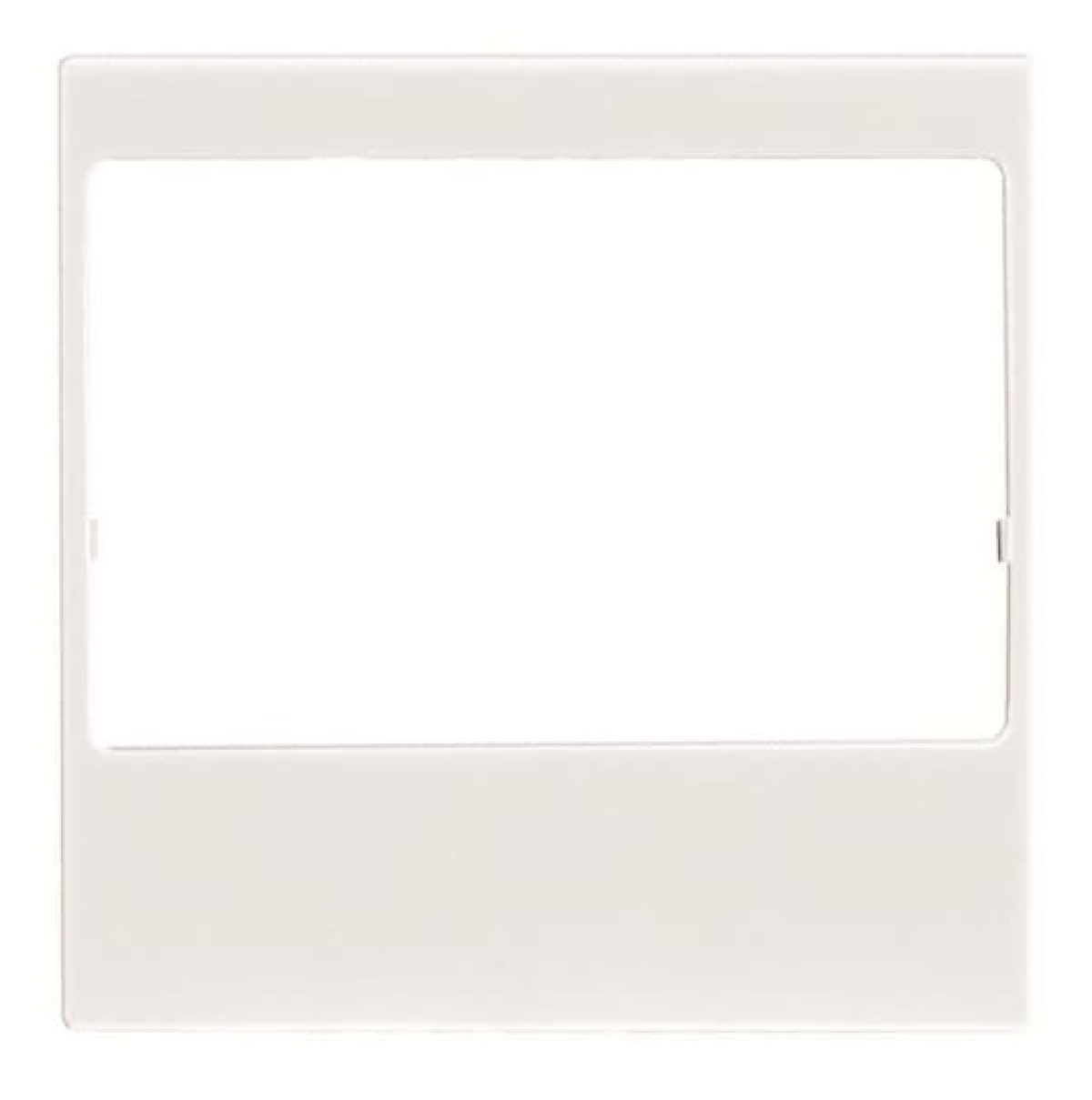 Cover plate Radio receiver Central cover plate White - Zenit