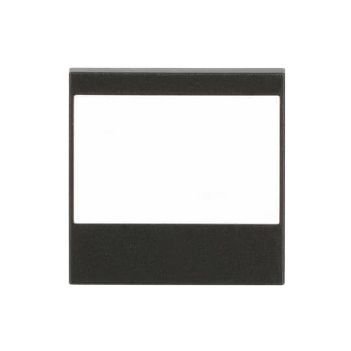 Cover plate Radio receiver Central cover plate Anthracite - Zenit