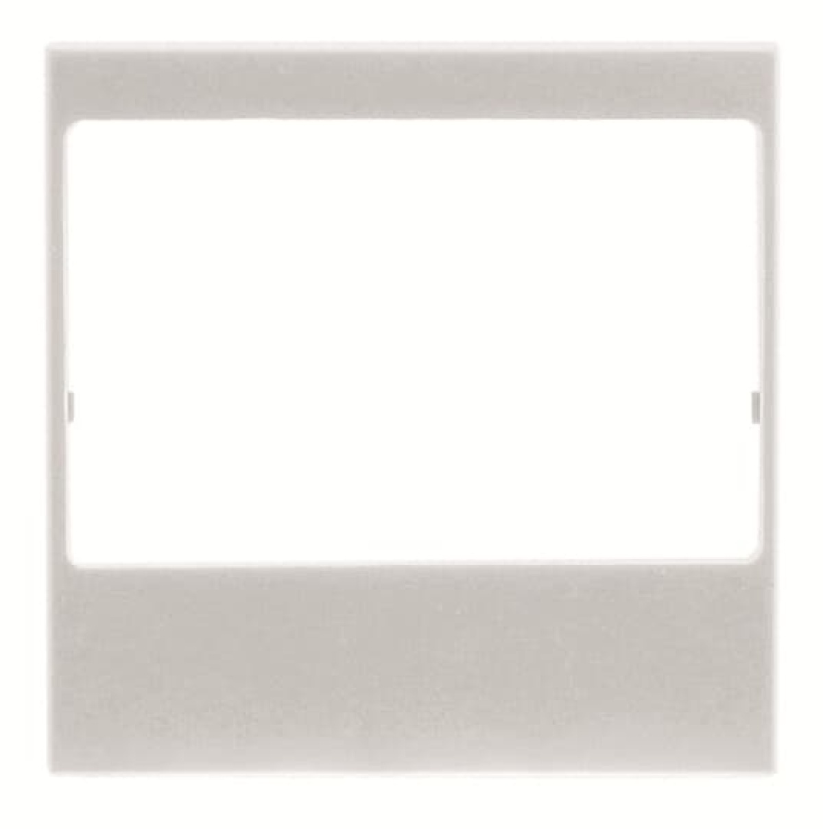 Cover plate Radio receiver Central cover plate Silver - Zenit