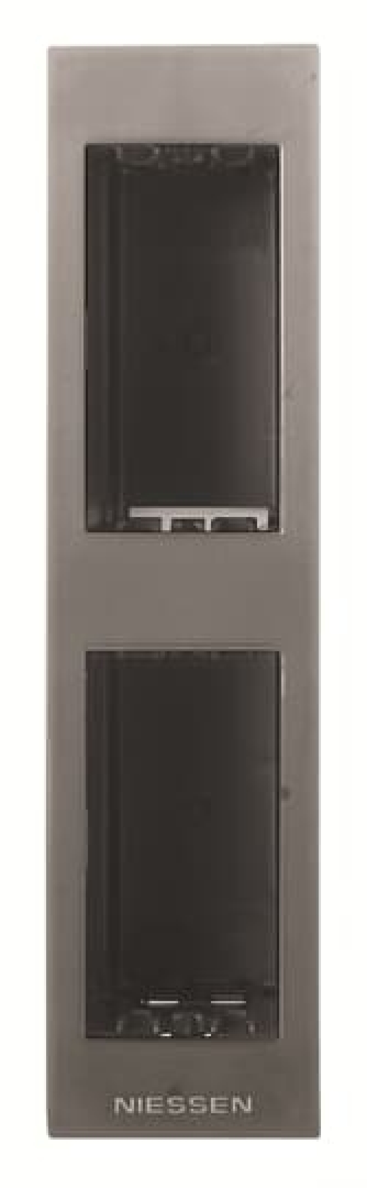 Frame 2-gang Anthracite - Zenit