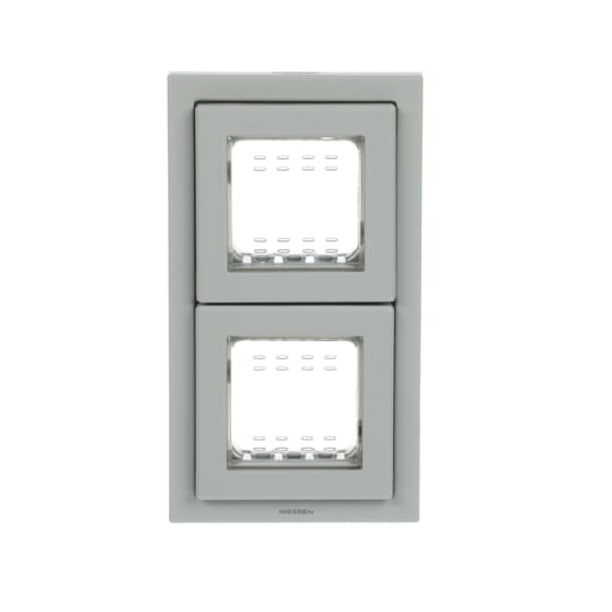 Frame IP55 2-gang Grey - Zenit