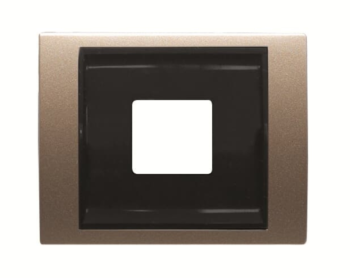 Cover USB charger USB 1 gangs Brass  - Olas