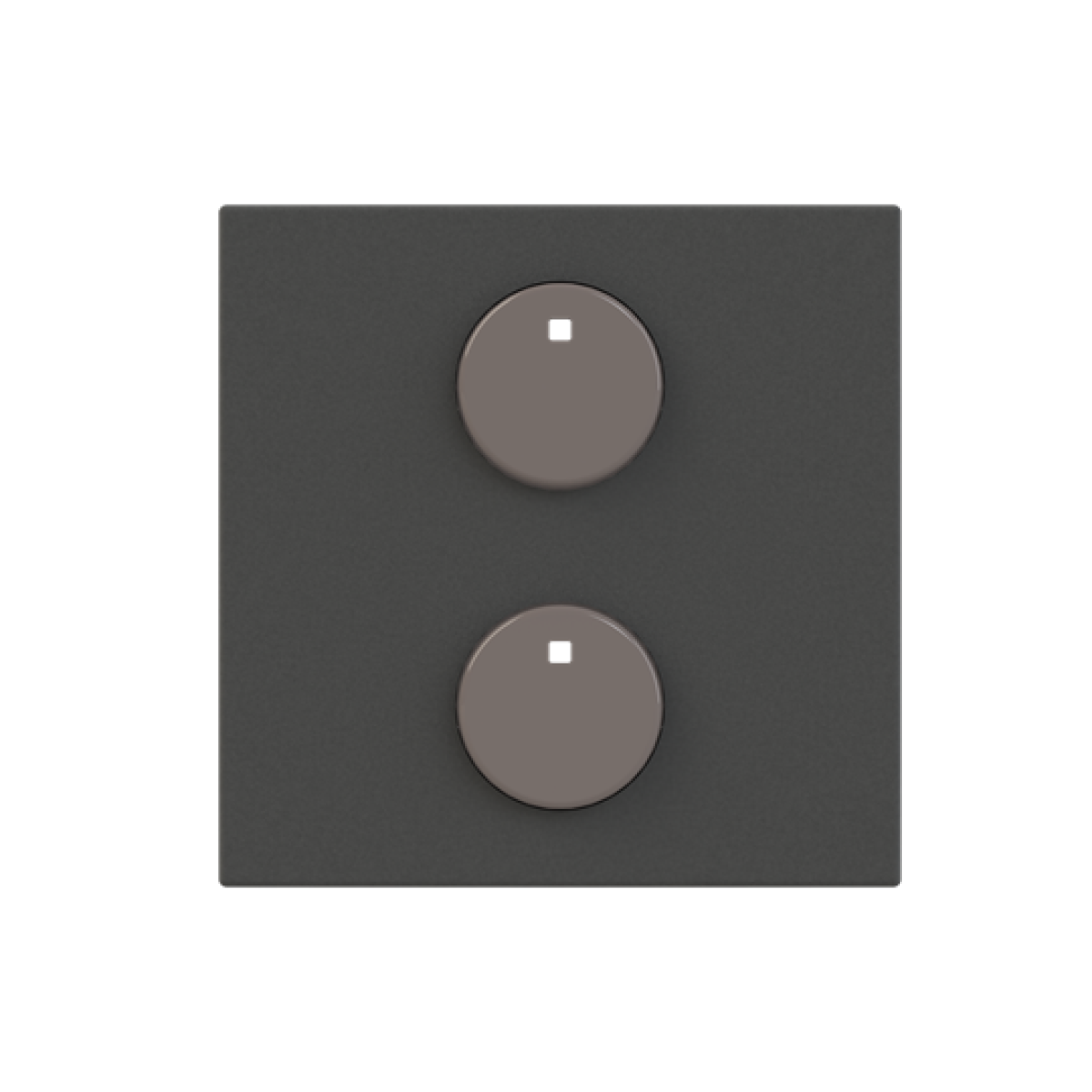 Rocker Switchpush button with Various symbols Anthracite - Zenit