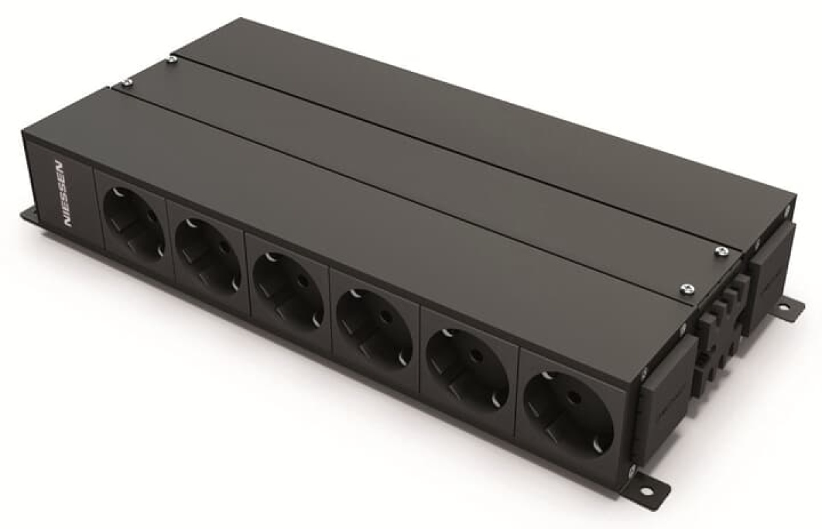 Distribution point 6XSOAN10XRJ45 Black - CEM