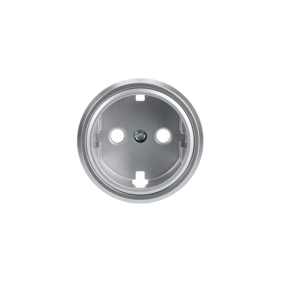 Cover socket outlet Without imprint Chrome - Skymoon