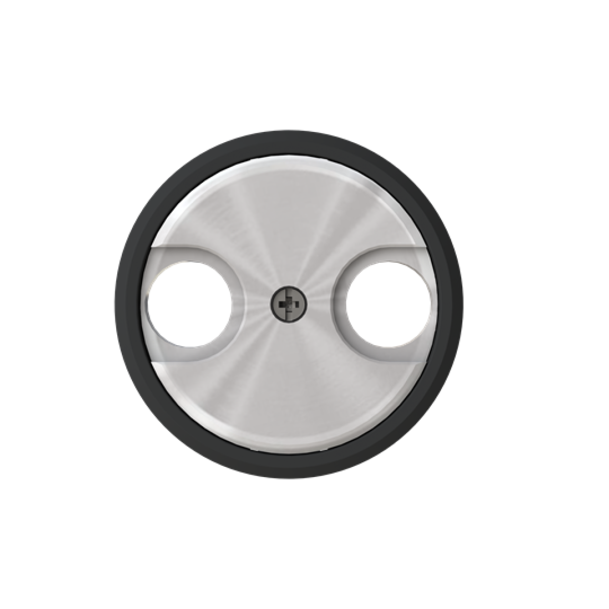 Cover plate SAT 2 gang Black - Skymoon