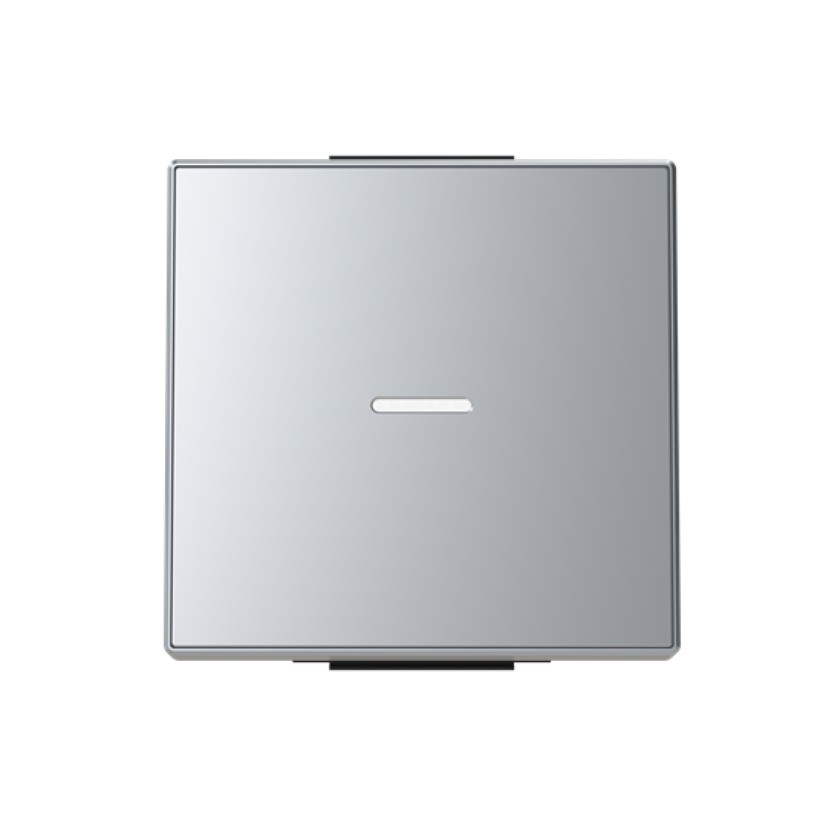 Rocker Without imprint for Switchpush button, Single rocker Silver - Sky Niessen