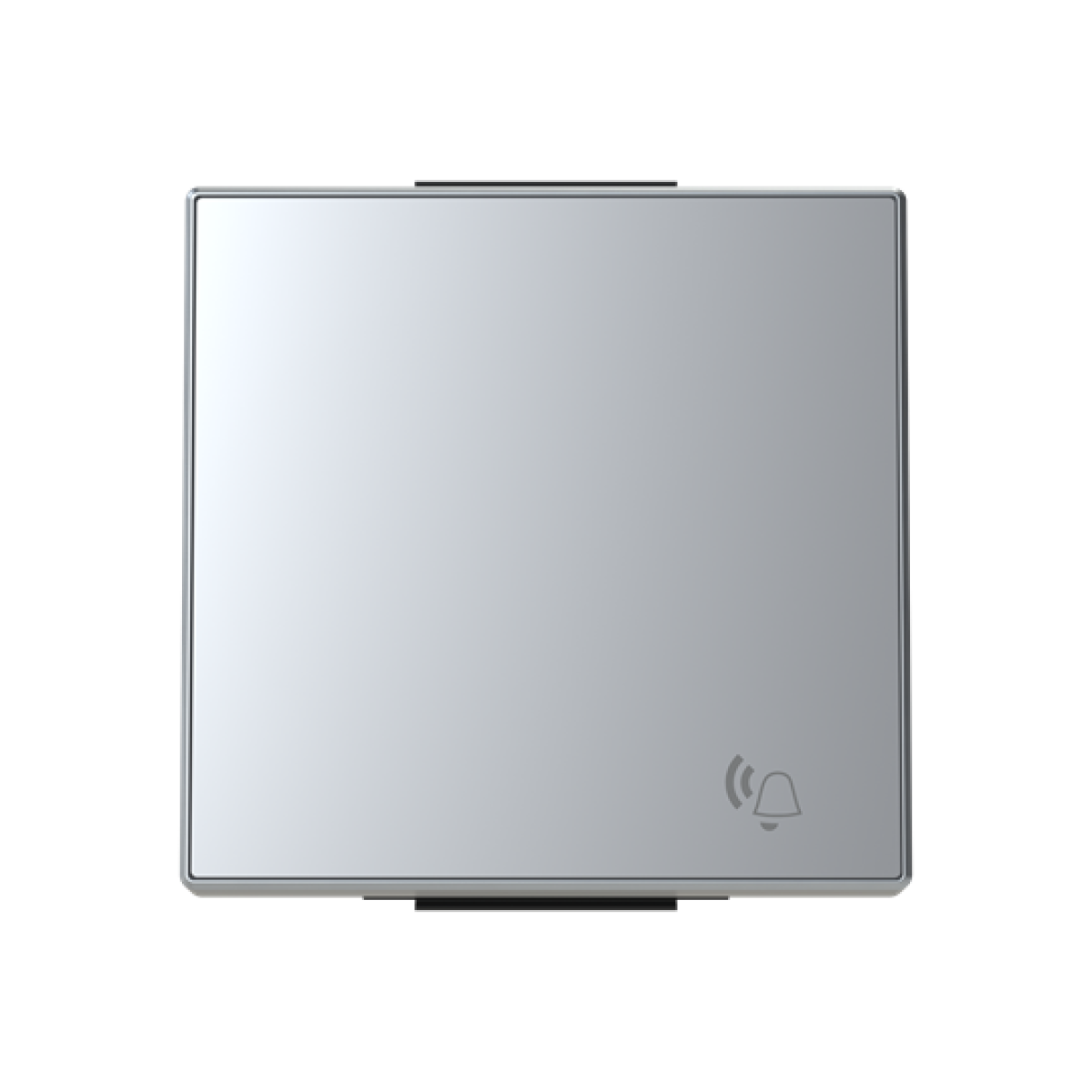 Rocker Symbol "bell" for Switchpush button, Single rocker Silver - Sky Niessen