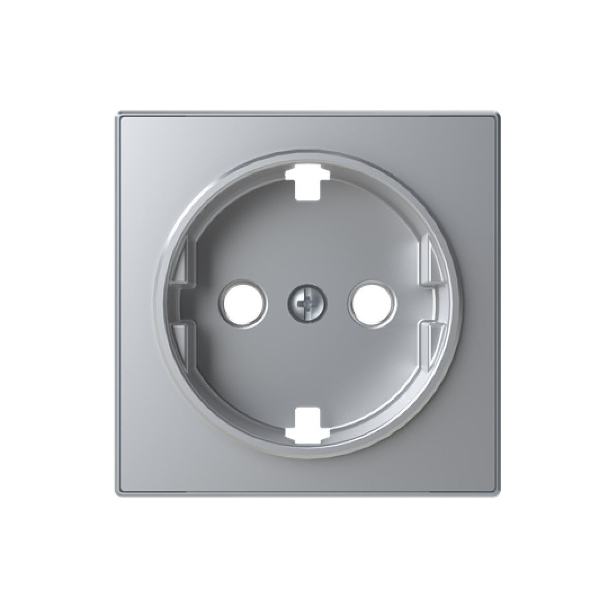 Cover socket outlet Without imprint Silver - Sky Niessen