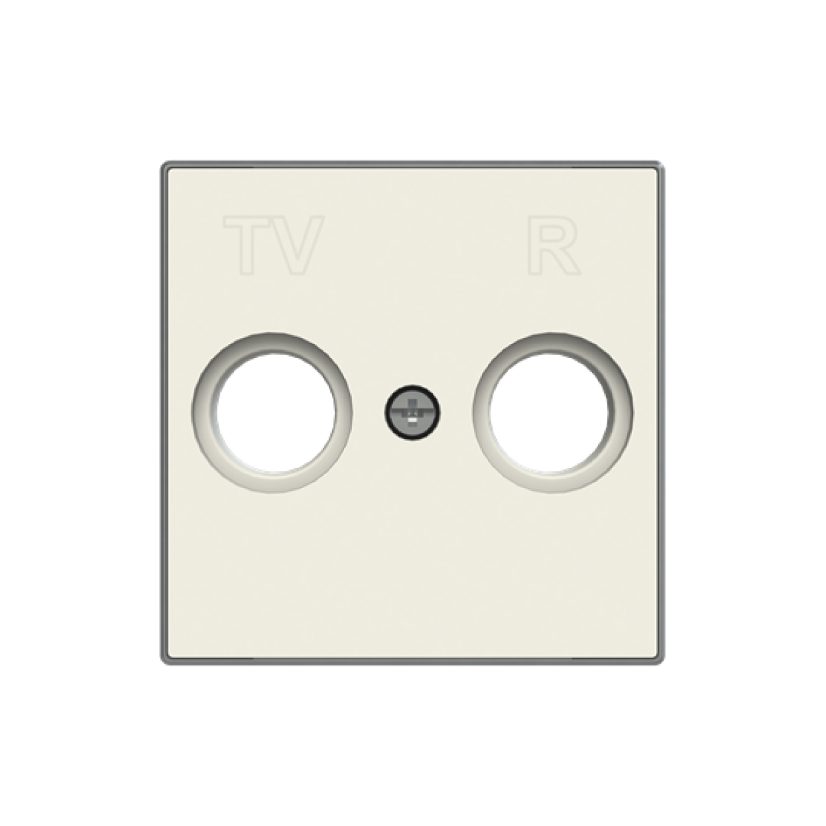 Cover plate SAT 1 gang White - Sky Niessen