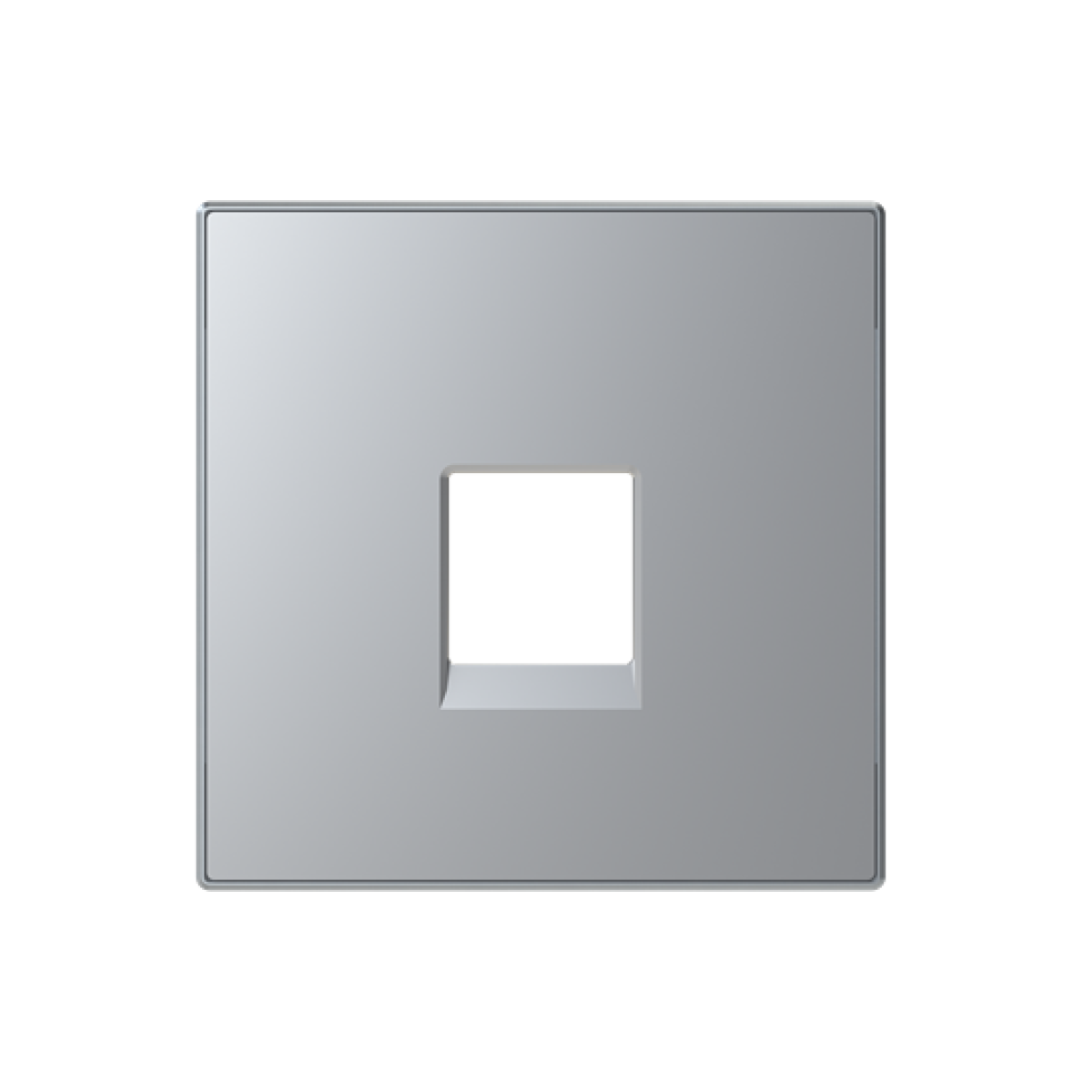 Cover plate Data connection 1 gang Silver - Sky Niessen