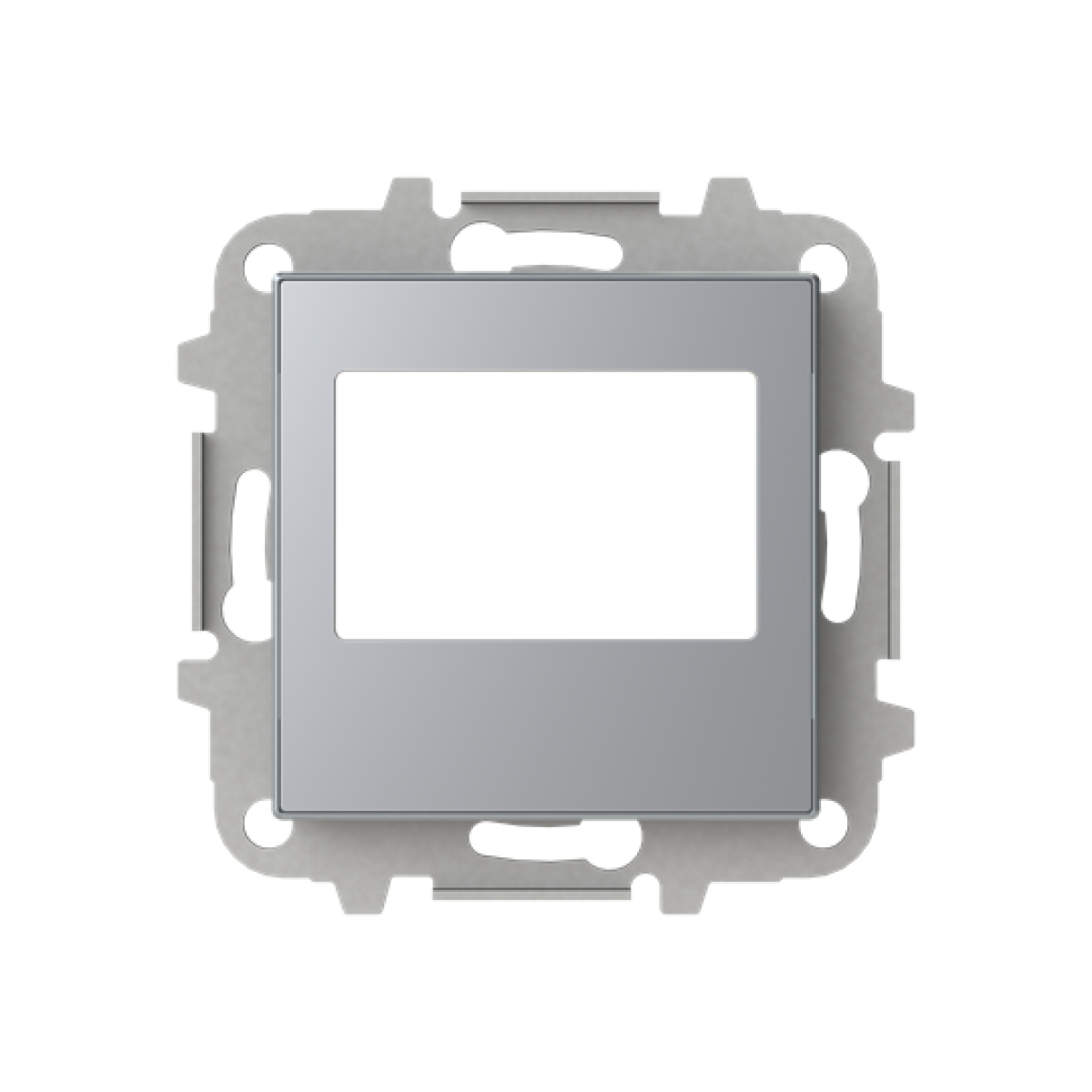 Cover plate Radio receiver Central cover plate Silver - Sky Niessen