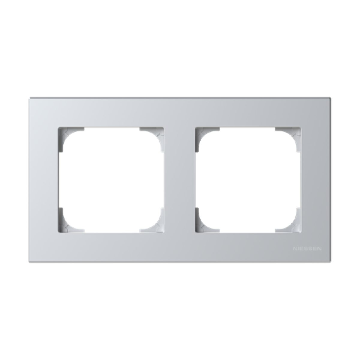 Frame 2-gang Silver - Sky Niessen