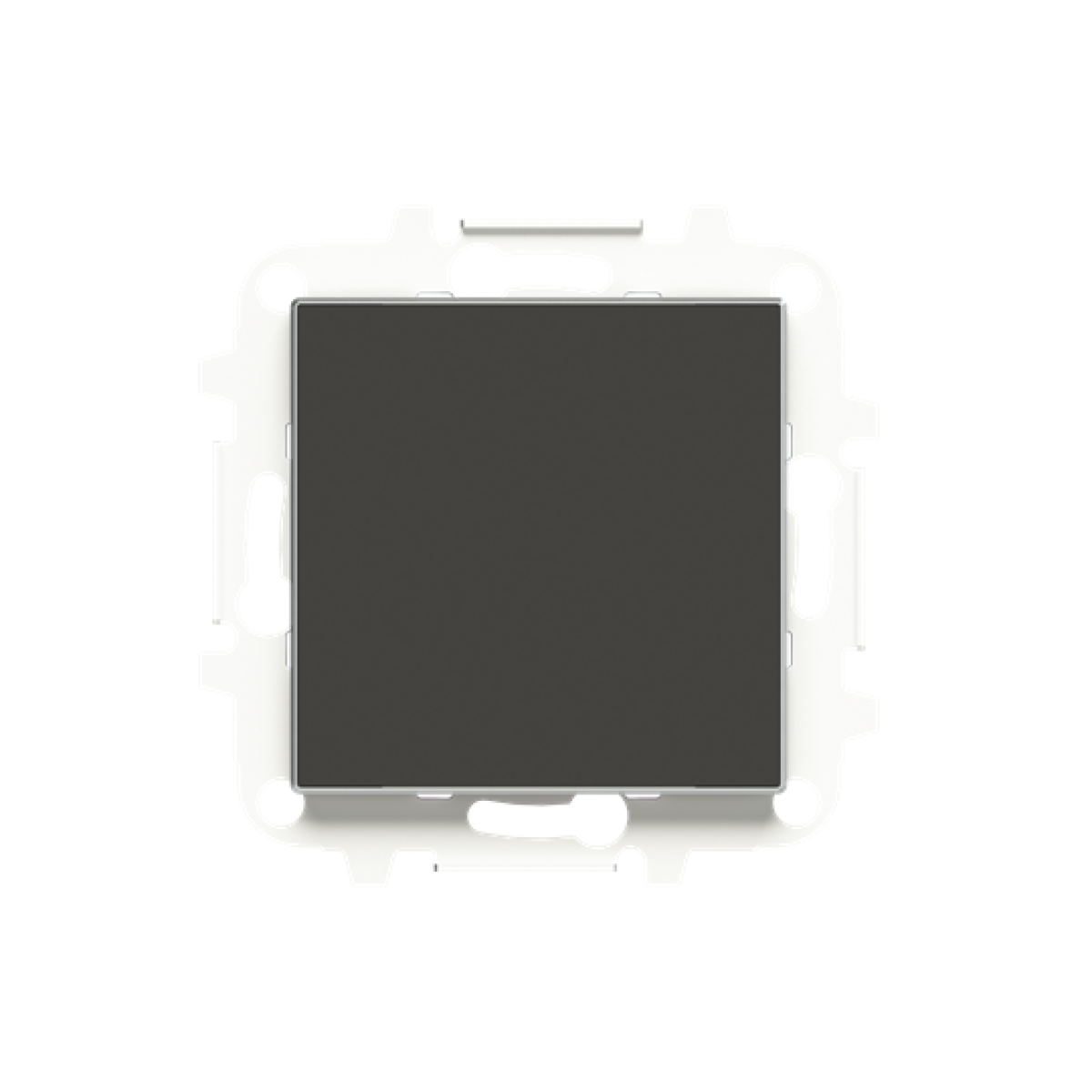 Cover Blind plate with Without imprint Black - Sky Niessen