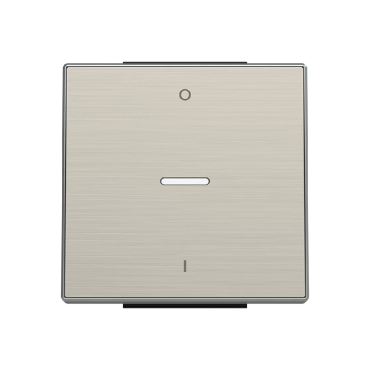 Rocker Characters 0 and 1 for Switchpush button, Single rocker Stainless steel - Sky Niessen