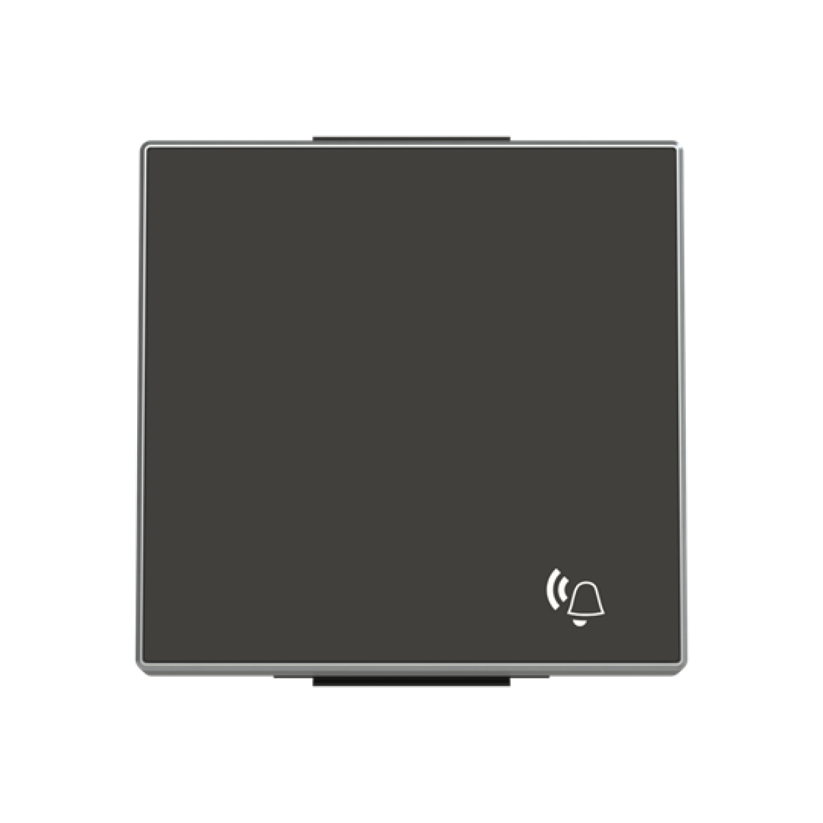 Rocker Symbol "bell" for Switchpush button, Single rocker Black - Sky Niessen