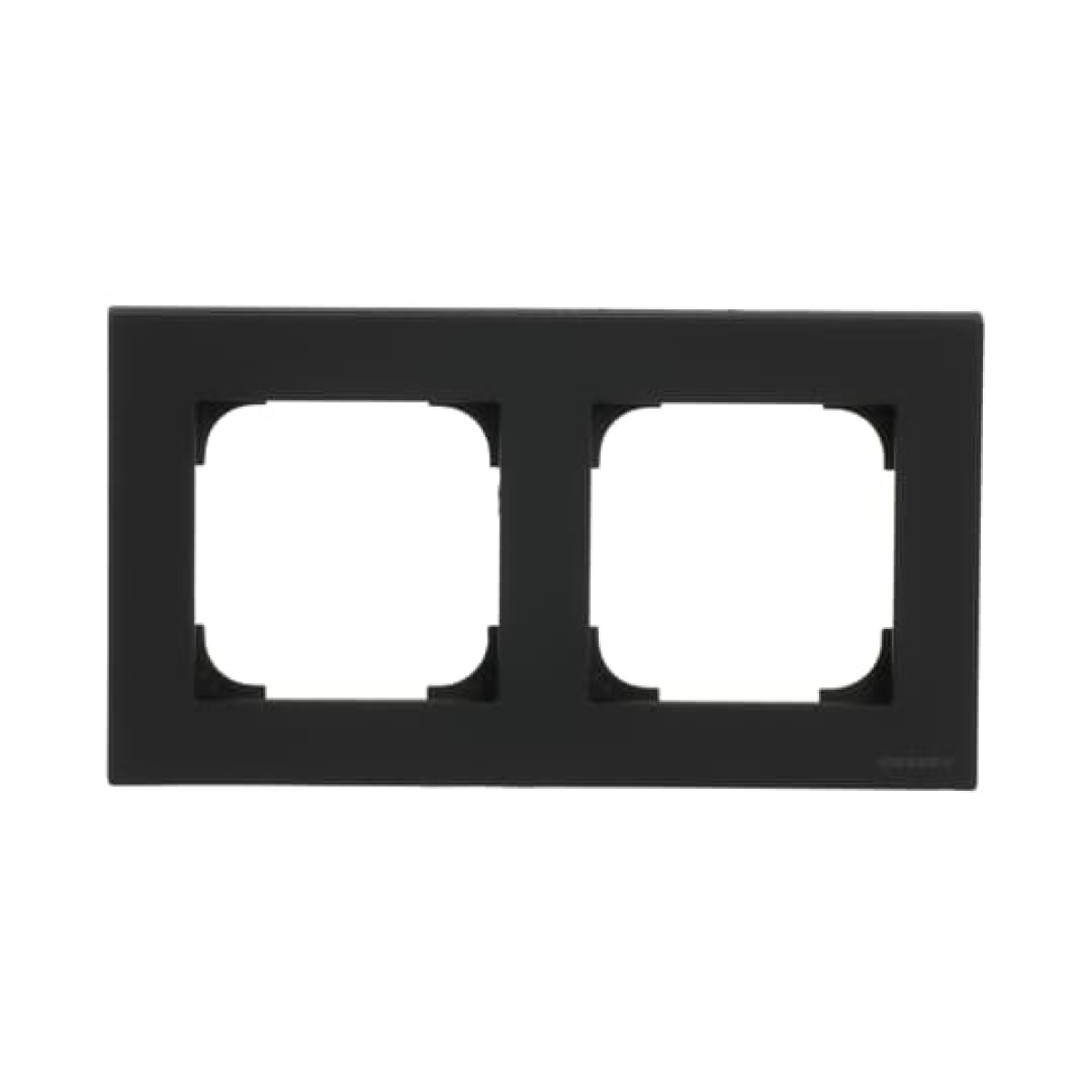 Frame 2-gang Black - Sky Niessen