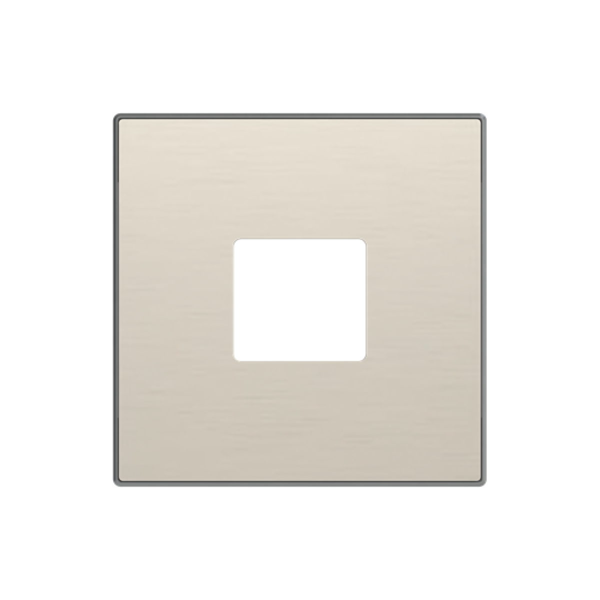 Cover socket outlet Without imprint Stainless steel - Sky Niessen