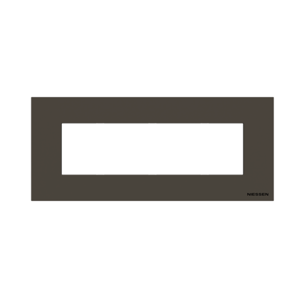 Frame 7 modules 1gang Anthracite - Zenit