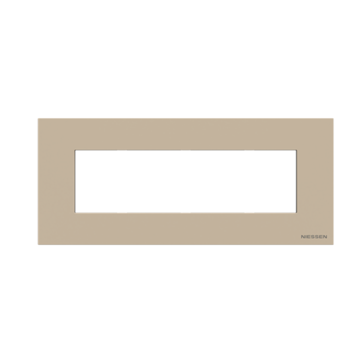 Frame 7 modules 1gang Champagne - Zenit