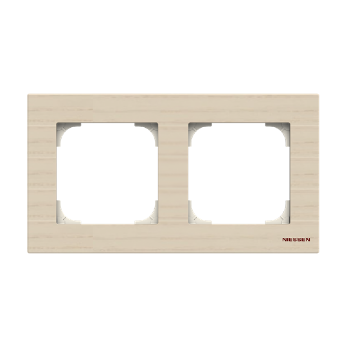Frame 2-gang Ash - Sky Niessen