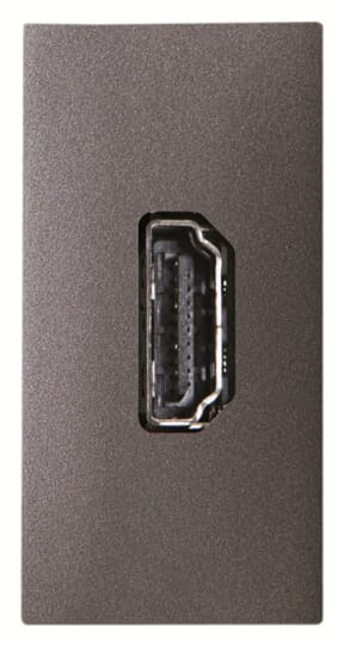 HDMI female-female connection unit - 1M - Anthracite HDMI 1 gang Anthracite - Zenit