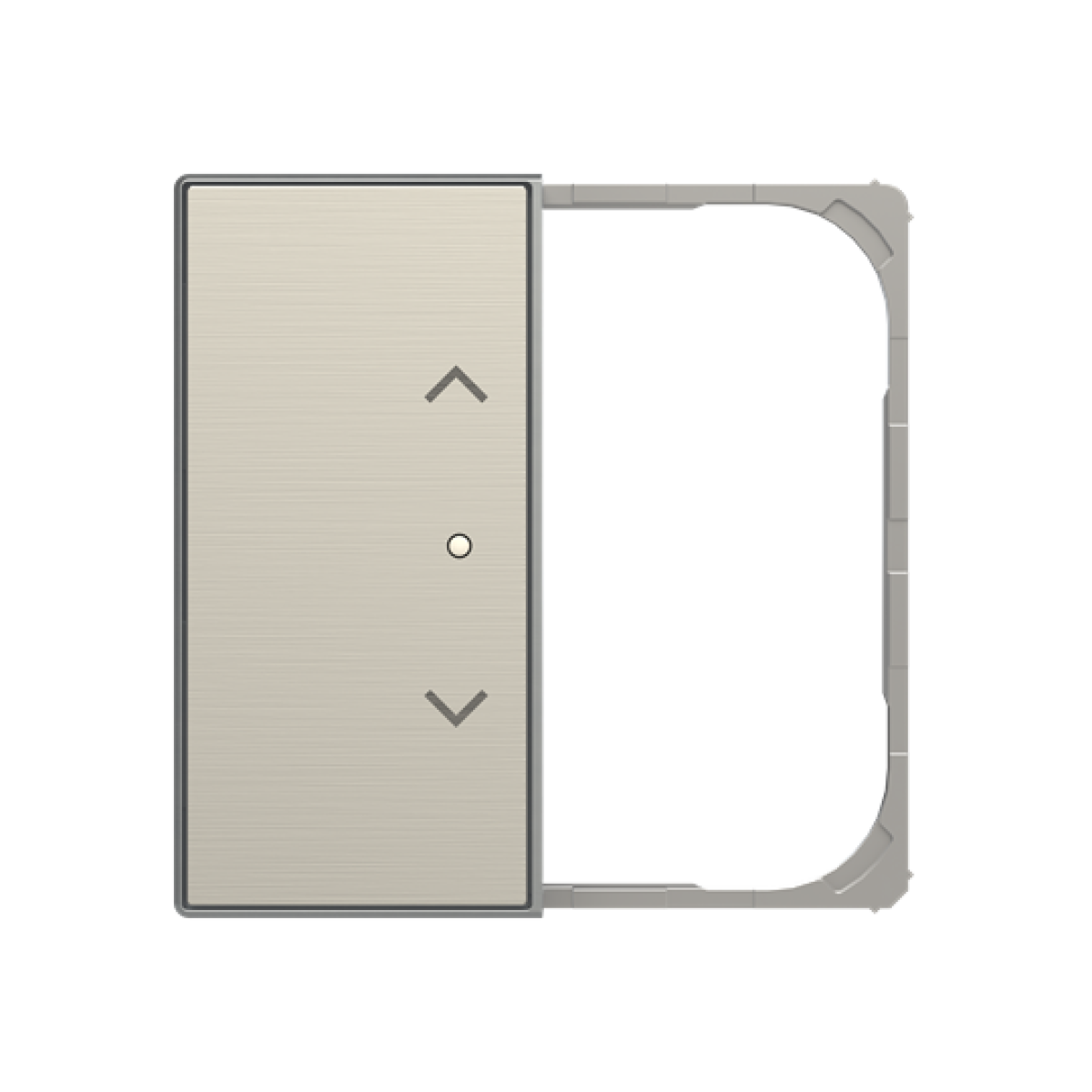 SRB-2-85AI - Cover plate - freehome  KNX 2-gang sensors - Blind - Stainless Steel