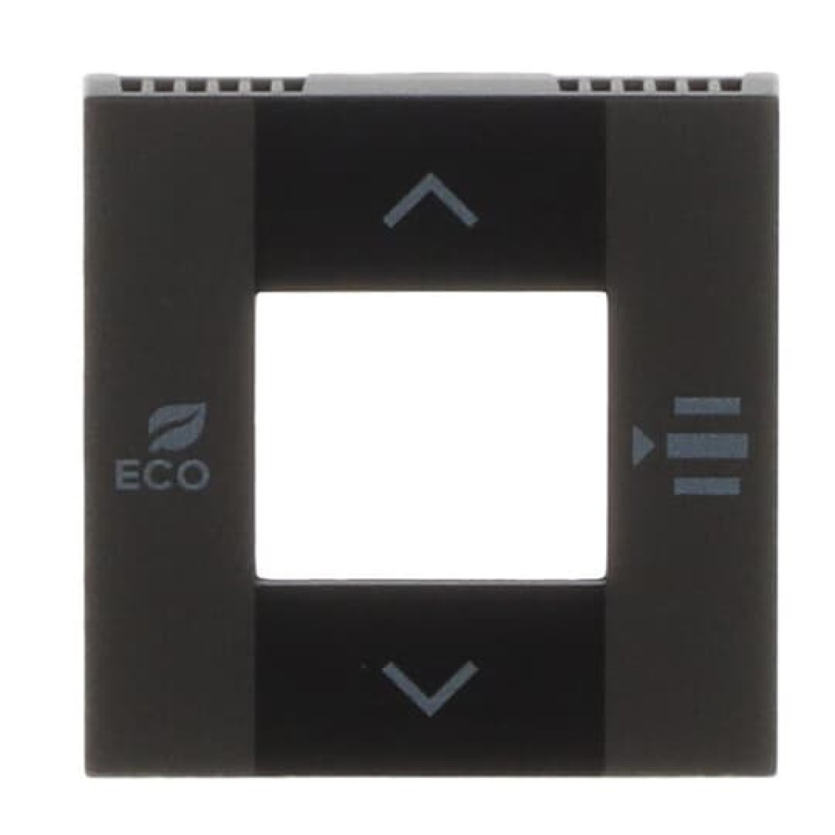 Cover plate Various symbols for Thermostat Central cover plate Anthracite - Zenit