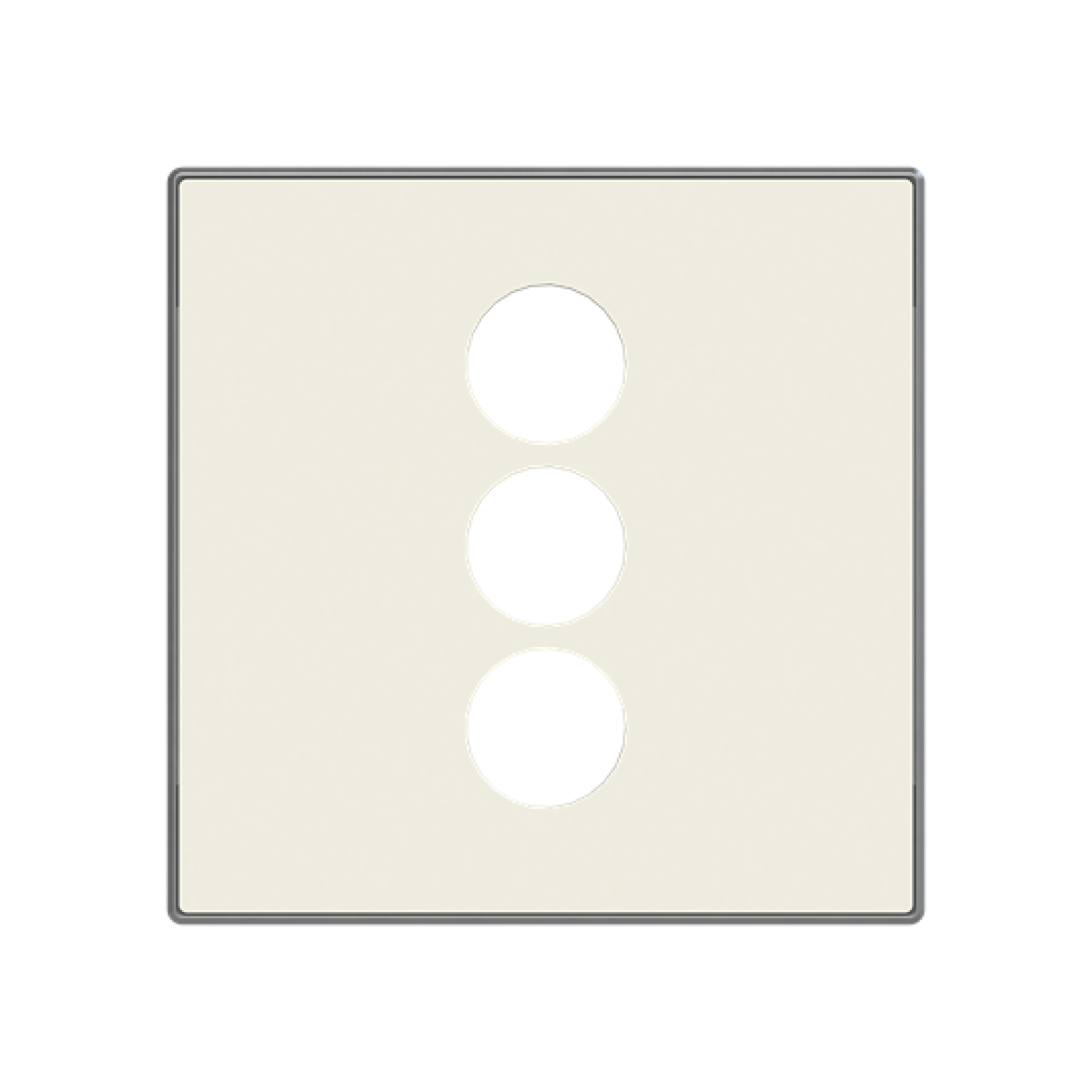 Cover plate CinchS-Video 1 gang White - Sky Niessen